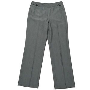 Larry Levine Dress Pant Straight Leg Grey 10 Business Casual Office